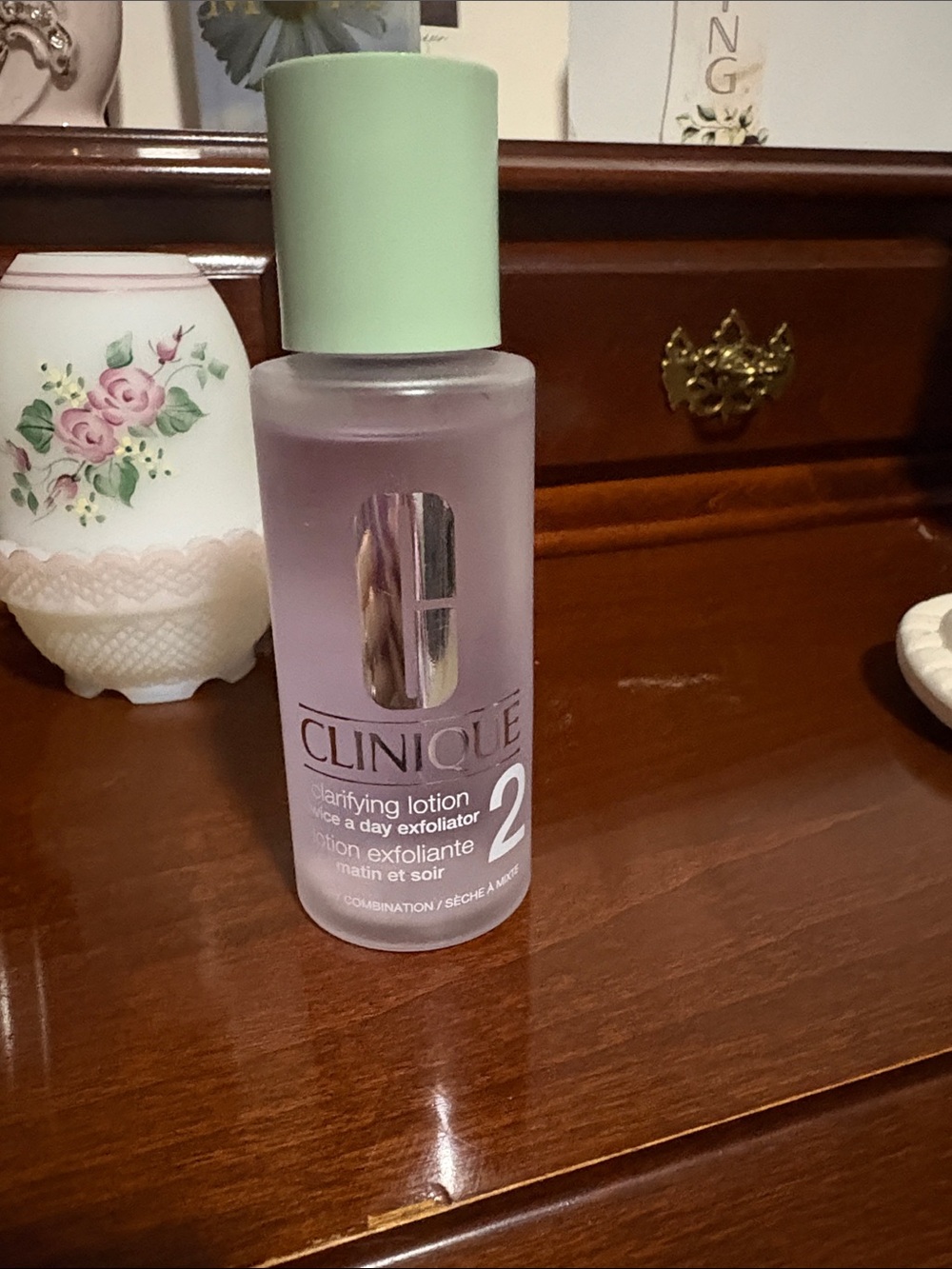 Clinique Clarifying Lotion No. 2 Lavender Bottle with Mint Cap